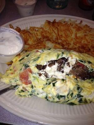 Zeus omelette w/ gyro meat