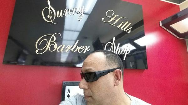 ACE BARBERS @Sunny Hills Brea Barber Shop. Thanks Diana!