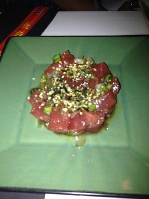 Ahi poke was delish!