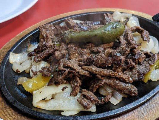 1/2lb beef fajitas. So good!