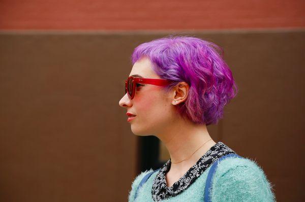 Purple color by Anya Krotova. Photo: Diana Davis Creative