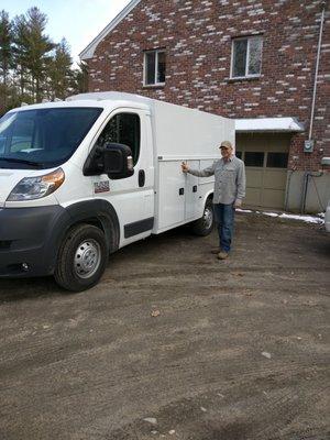 Fully stocked service van that can handle most common calls