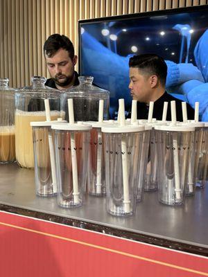 Free boba during Chinese new year celebrations at the bloc