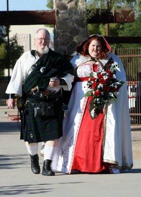 Bride with her daddy