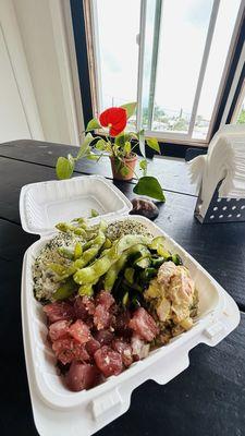 California and Kona Ahi combo