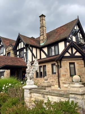 Gargoyle guardian at Punderson Manor House.