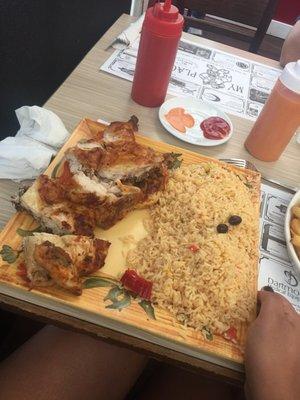 Chicken and Rice meal $10.50