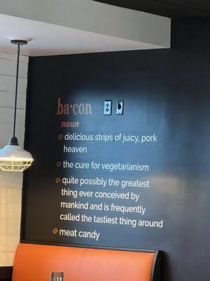 Best bacon description ever!