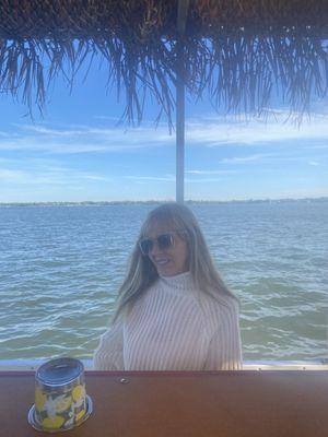 Tropical feeling aboard the Charleston Booze Cruise