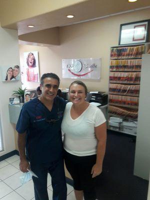 Doctor K was amazing!  Actually the whole office is amazing! They did the best job on my lower bridge on my front teeth.