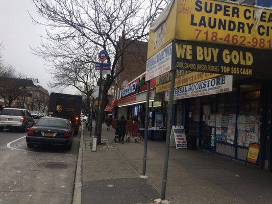 Associated Supermarket, Church avenue & Rogers avenue, and Nostrand Avenue