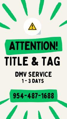 DMV Service here