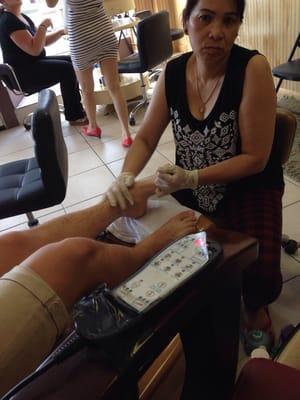 This is a great place even for male pedicures! Men shouldn't be embarrassed to get their feet cleaned!