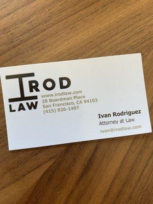 IROD LAW