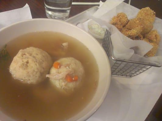 Matzah ball, pickles