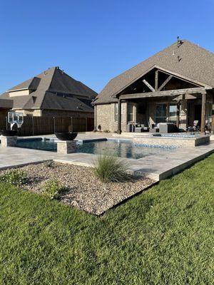 Pool and patio