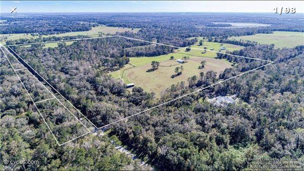 Ranch aerial shot