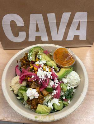 CAVA mediterranean food