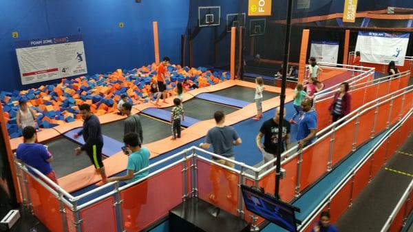 Foam pit...