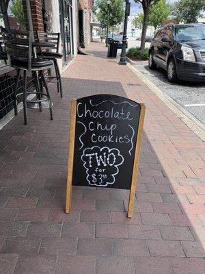 Cookies from local bakery