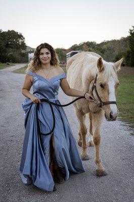 We loved capturing these birthday photos of our client with her horse!