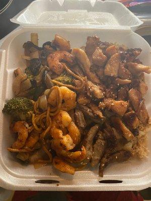 Deluxe hibachi combo