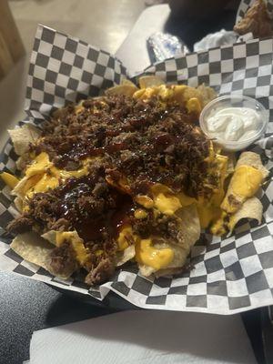 Brisket nachos