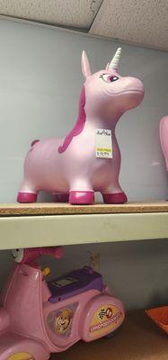 Bouncy unicorn on bogo 50% off toy day