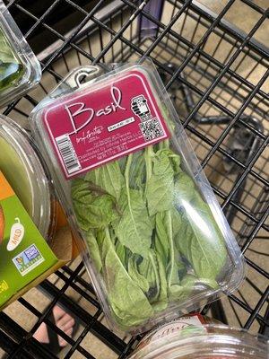 Fast and convenient for necessities like basil