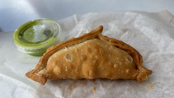 Best empanadas! Tried Jamón y queso (ham and cheese) this time