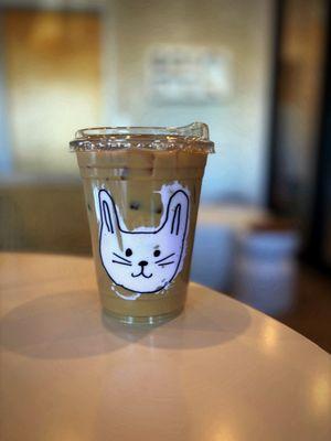 Strawbunny Latte