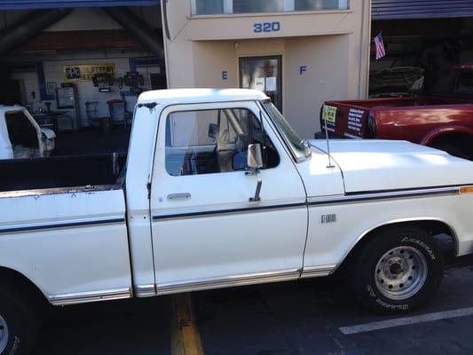 Rusted out cab