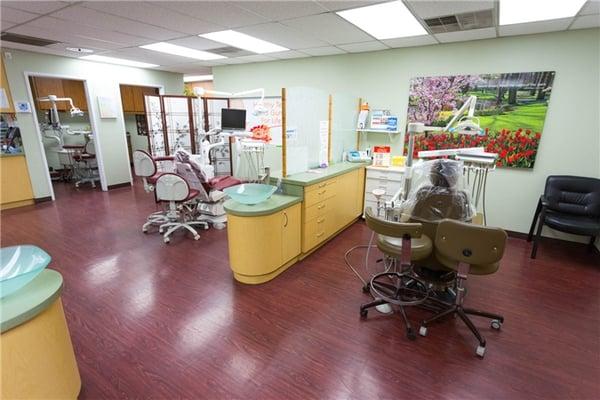 Comfortable and private spaces for patients combined with the latest in dental technology!