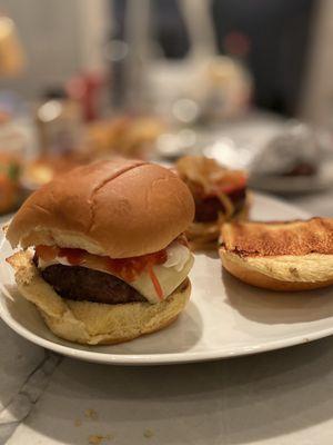 Burger Patties @ @ Mr. Sausage, Huntington, NY