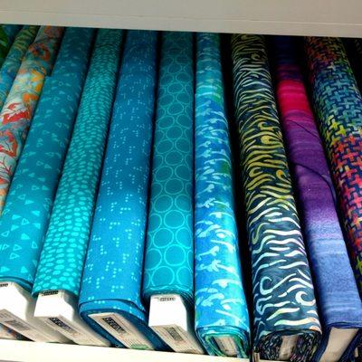 Lovely selection of batik fabric