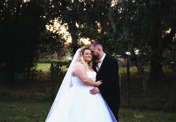 Me and my husband on our magical day!