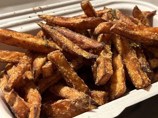 Organic sweet potato fries