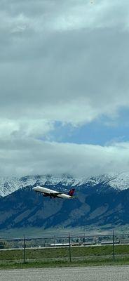 Beautiful takeoff