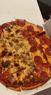 Sausage and pepperoni