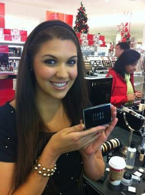 Beautiful Ally getting her make-up done by Laurren!