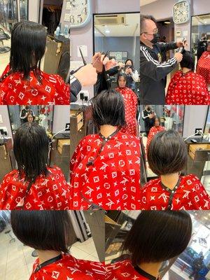 Bob cut 12-28-2022