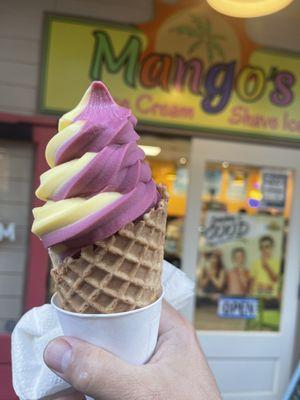 Mango and cherry swirl - amazing