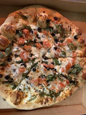 White Greek Pizza