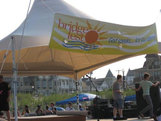 a picture I took myself at a previous Bridge fest in Ocean Grove , NJ