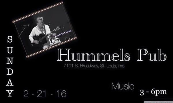 Teddy McCready performs Live @ Hummel's Pub