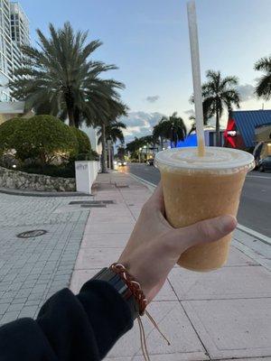 Papaya, Pineapple and Banana Smoothie