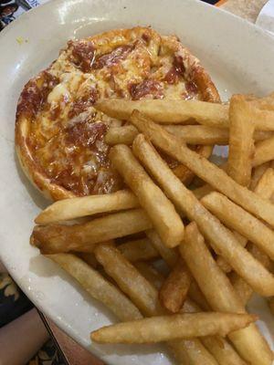 Pizza and fries