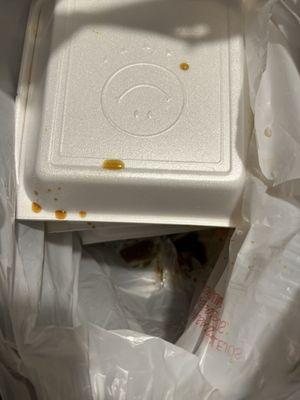 They should really invest in better Togo boxes. This was a huge mess.