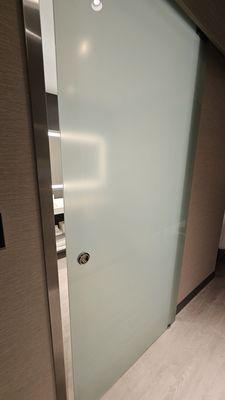 Weird glass door