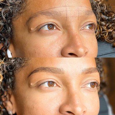 Microblading transformation